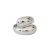 Nuevo anillo ajustable de plata de ley 925 exclusivo de Waterdrop