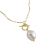 Мода Нерегулярное натуральное жемчужное ожерелье из стерлингового серебра 925 пробы