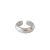 Simple Circle 925 Sterling Silver Non-Pierced Earring (Single)