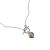 Lady Love Letters Heart 925 Sterling Silver Necklace