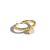 Простое овальное регулируемое кольцо из стерлингового серебра 925 пробы с опалом