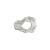 Fashion Irregular Lava 925 Sterling Silver Adjustable Ring