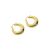 Simple Mini Circles Geometry 925 Sterling Silver Hoop Earrings