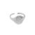 Classic Round Flowers Pattern 925 Sterling Silver Adjustable Ring
