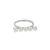 Party Shell Pearl Lines 925 Sterling Silver Adjustable Ring