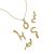 Fashion Irregular Letters A-Z 925 Sterling Silver Pendant
