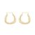 Fashion Geometry Round 925 Sterling Silver Hoop Earrings