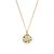 Sweet CZ Sunflower 925 Sterling Silver Necklace