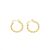 Boucles d'oreilles créoles en argent sterling 925 avec cercle torsadé
