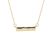 Simple Irregualr Wave Stick 925 Sterling Silver Necklace