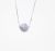 Elegant Natural Round Moon Stone 925 Sterling Silver Necklace