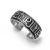 Vintage Санскрит Благословение 925 стерлингового серебра Регулируемое кольцо