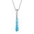 Sweet Created Opal 925 Sterling Silver Necklace