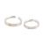 Honey Moon Sun Moon 925 Sterling Silver Adjustable Promise Ring