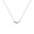 Fashion CZ 8 Twisted 925 Sterling Silver Necklace
