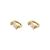 Simple Oval CZ 925 Sterling Silver Hoop Earrings