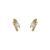 Boucles d'oreilles créoles en argent sterling 925 avec perles à la mode