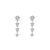 Элегантные сверкающие серьги с подвесками из стерлингового серебра 925 пробы CZ Star 925