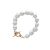 Women Natural Pearls TO 925 Sterling Silver Bracelet