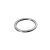 Anillo de plata de ley 925 con círculo minimalista