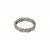 Fashion CZ X Bandage 925 Sterling Silver Ring