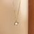Fashion J Shape Shell Pearl 925 Sterling Silver Necklace