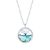 Holiday Mermaid Tears Ocean 925 Sterling Silver Necklace
