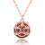 Gift Round Red Natural Agate Chinese Tiger 925 Sterling Silver Necklace