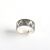 Vintage Dots Wide 925 Sterling Silver Adjustable Ring