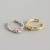 Модное регулируемое кольцо из стерлингового серебра 925 пробы