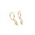 Geometry Shell Conch 925 Sterling Silver Hoop Earrings