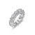 Elegant Oval 5A CZ Micro Setting 925 Sterling Silver Ring