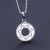 Fashion nable Simple Hollow circle 925 Sterling Silver Pendant
