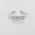 Simple Squares 925 Sterling Silver Adjustable Ring