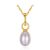 Collar de plata simple de las perlas naturales 925