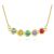 Classic Colorful CZ 925 Sterling Silver Necklace