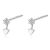 Casual CZ Triangle 925 Sterling Silver Studs Earrings