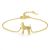 Smart Animal Dog CZ 925 Sterling Silver Bracelet