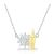Fashion Hollow Architecture 925 Sterling Silver Necklace