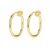 Серьги-кольца из стерлингового серебра 925 пробы в стиле минимализма