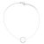 Simple Round Circle Ring 925 Sterling Silver Light Beads Anklet