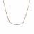 Classic Square CZ Smile 925 Sterling Silver Necklace