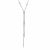 Tassels Cubes 925 Sterling Silver Dangling Necklace