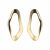 Simple Irregular HoLlow Geometry 925 Sterling Silver Dangling Earrings