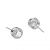 Classic Round Bezel-Set CZ 925 Sterling Silver Stud Earrings