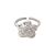 Honey Moon Rose Folwer 925 Sterling Silver Adjustable Ring