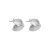 Geometry Irregular Paper Folding 925 Sterling Silver Stud Earrings