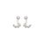 Simple Irregular Croissant 925 Sterling Silver Stud Earrings
