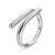 Minimalism Lines 925 Sterling Silver Adjustable Ring