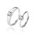 Simple CZ Hot 925 Sterling Silver Adjustable Promise Ring